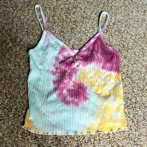 COPY - American Eagle Tie Dye Crop Tank Top